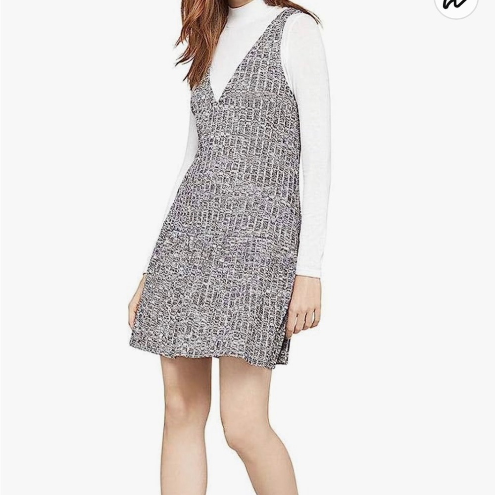 BCBGENERATION Two-fer Mock Neck Dress